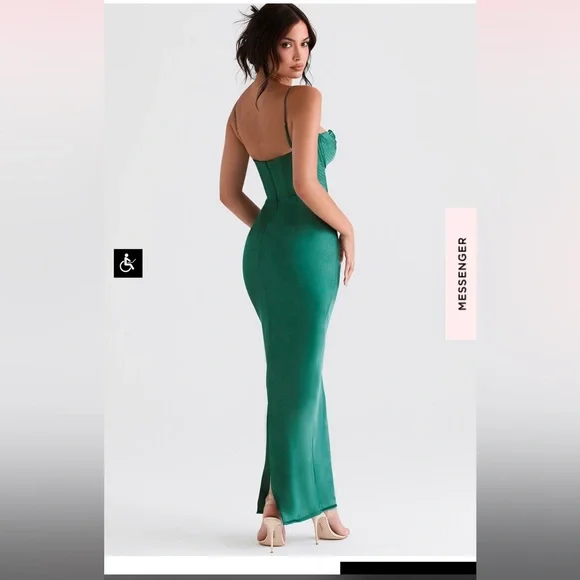 charmaine forest corset maxi dress Clothing : Maxi Dresses : 'Charmaine' Forest Corset Maxi Dress